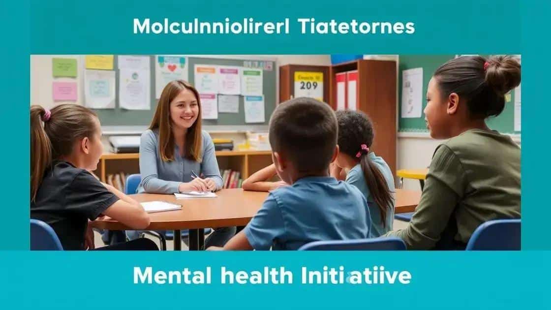 How schools can implement mental health initiatives