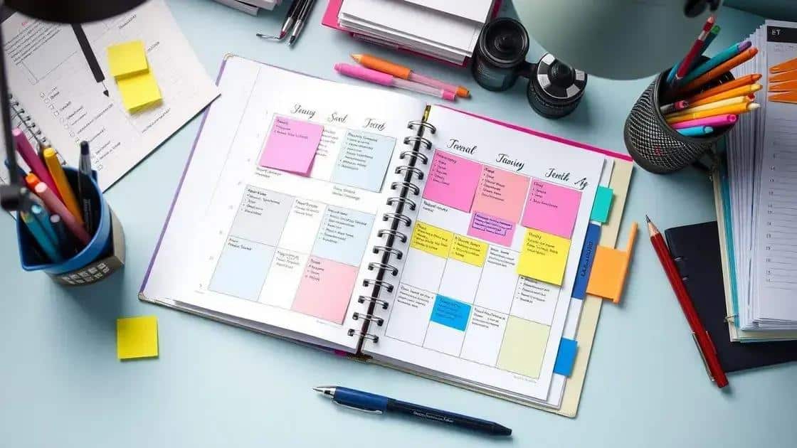Tips for effective planning and organization
