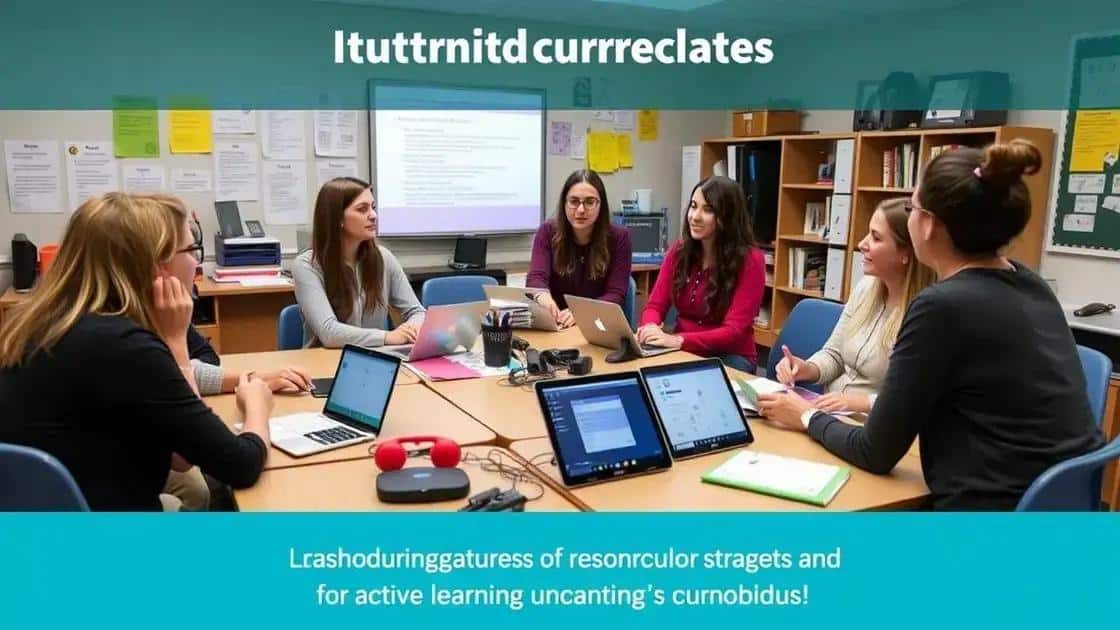 Strategies for curriculum improvement