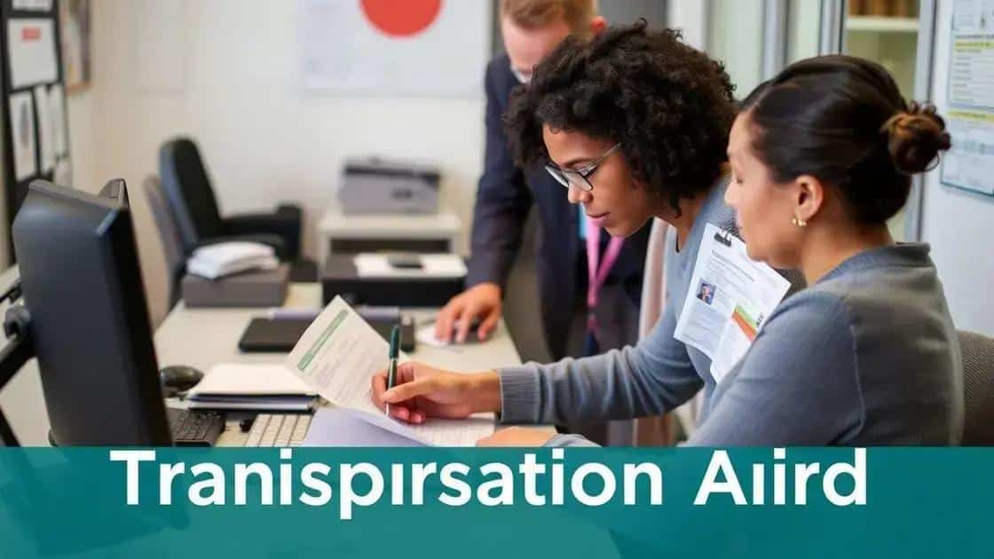 How to apply for the transportation aid