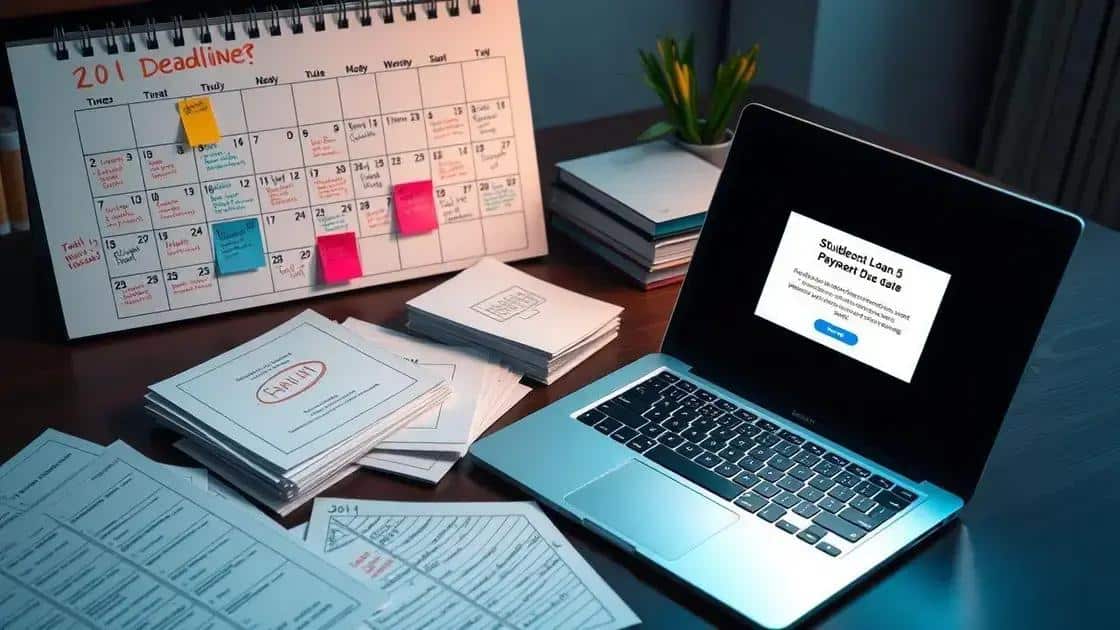 Key deadlines and dates to remember