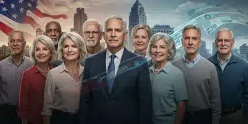 Diverse Americans benefiting from federal aid package 2025