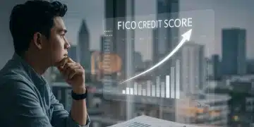 Graph showing rapid credit score improvement over three months