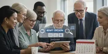 Federal employees reviewing 2026 benefits enrollment changes on a tablet