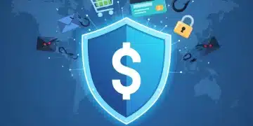 FTC shield protecting online transactions from digital scam threats