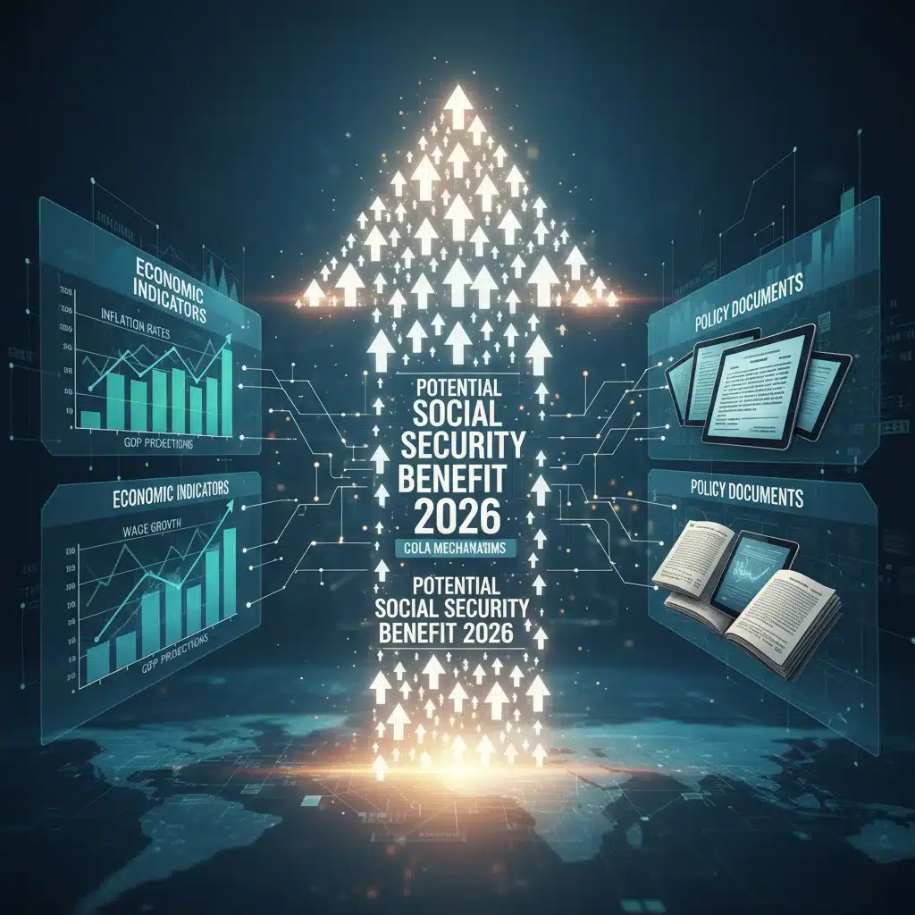 Economic indicators and policy documents converging for Social Security benefit boost.