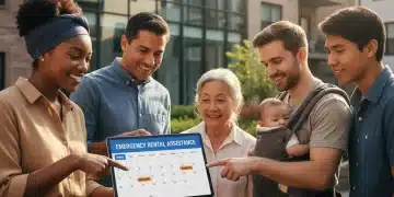 People reviewing Emergency Rental Assistance 2026 deadlines on a tablet.